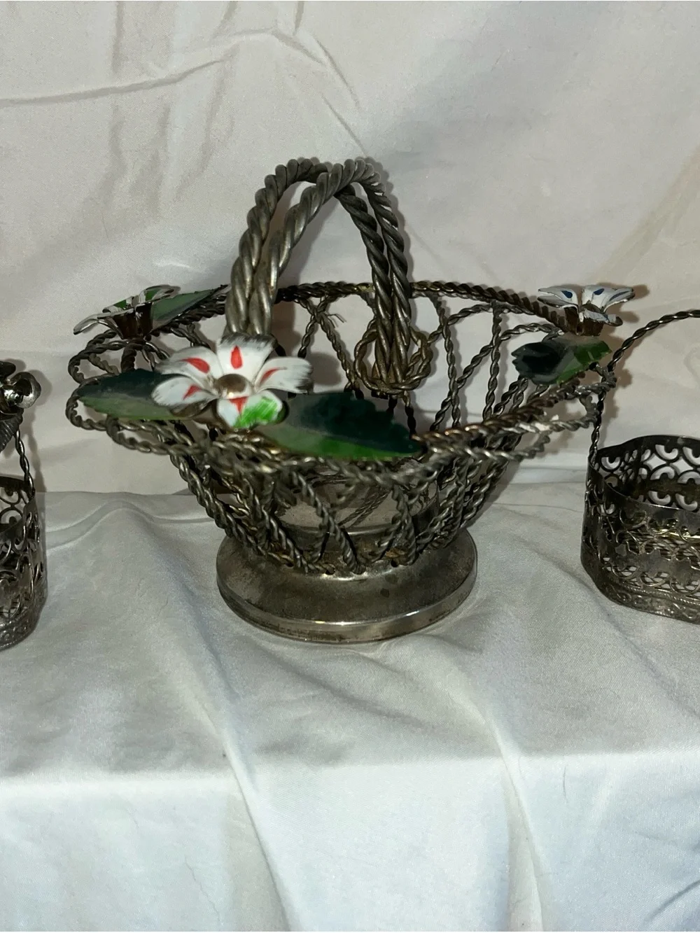 Vintage ornate metal
